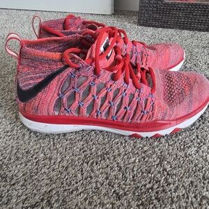 Nike Train Ultrafast Flyknit training shoes in a multi-colorway Size 10
